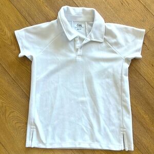 Athleta Girl white polo Size 8-10